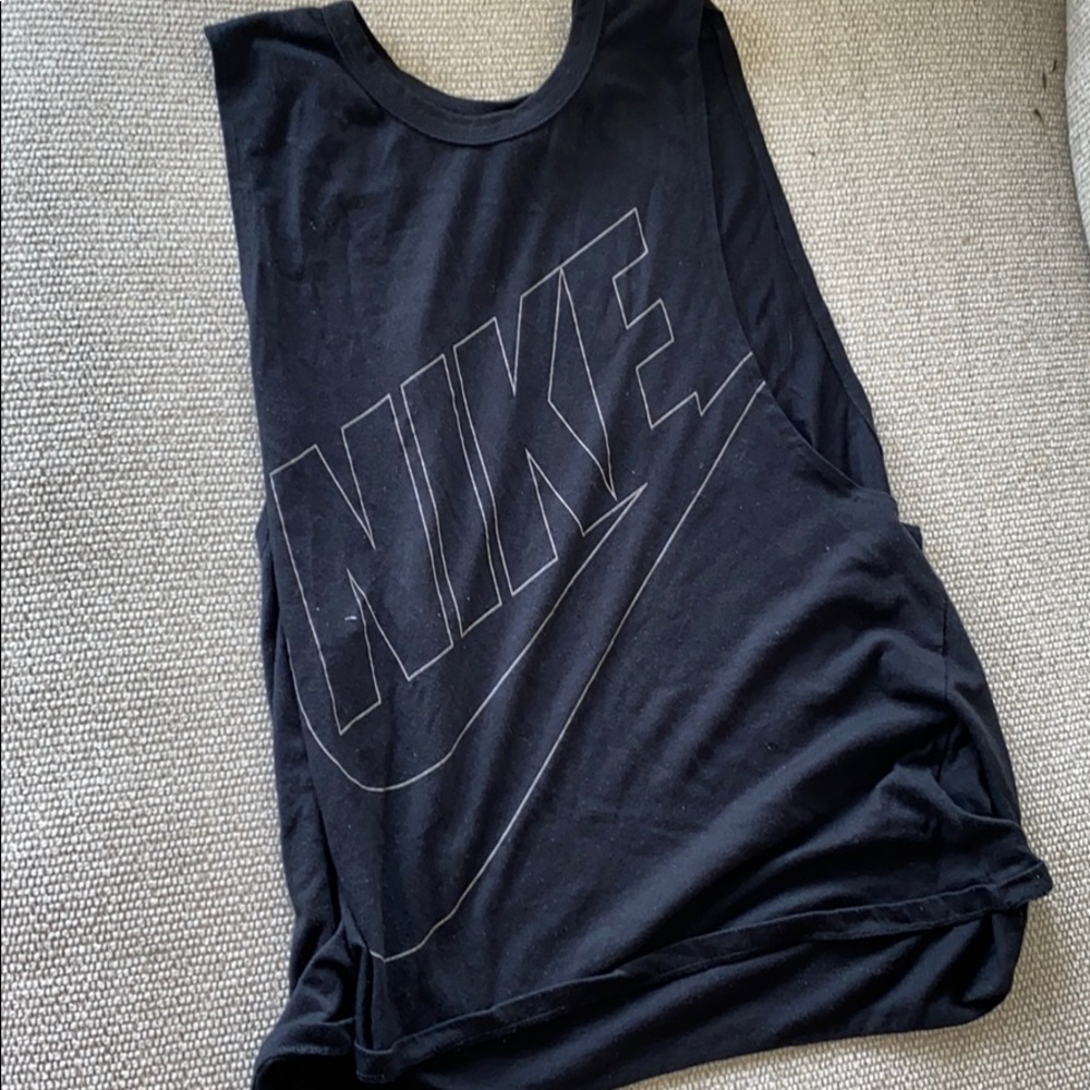 Nike black muscle tee